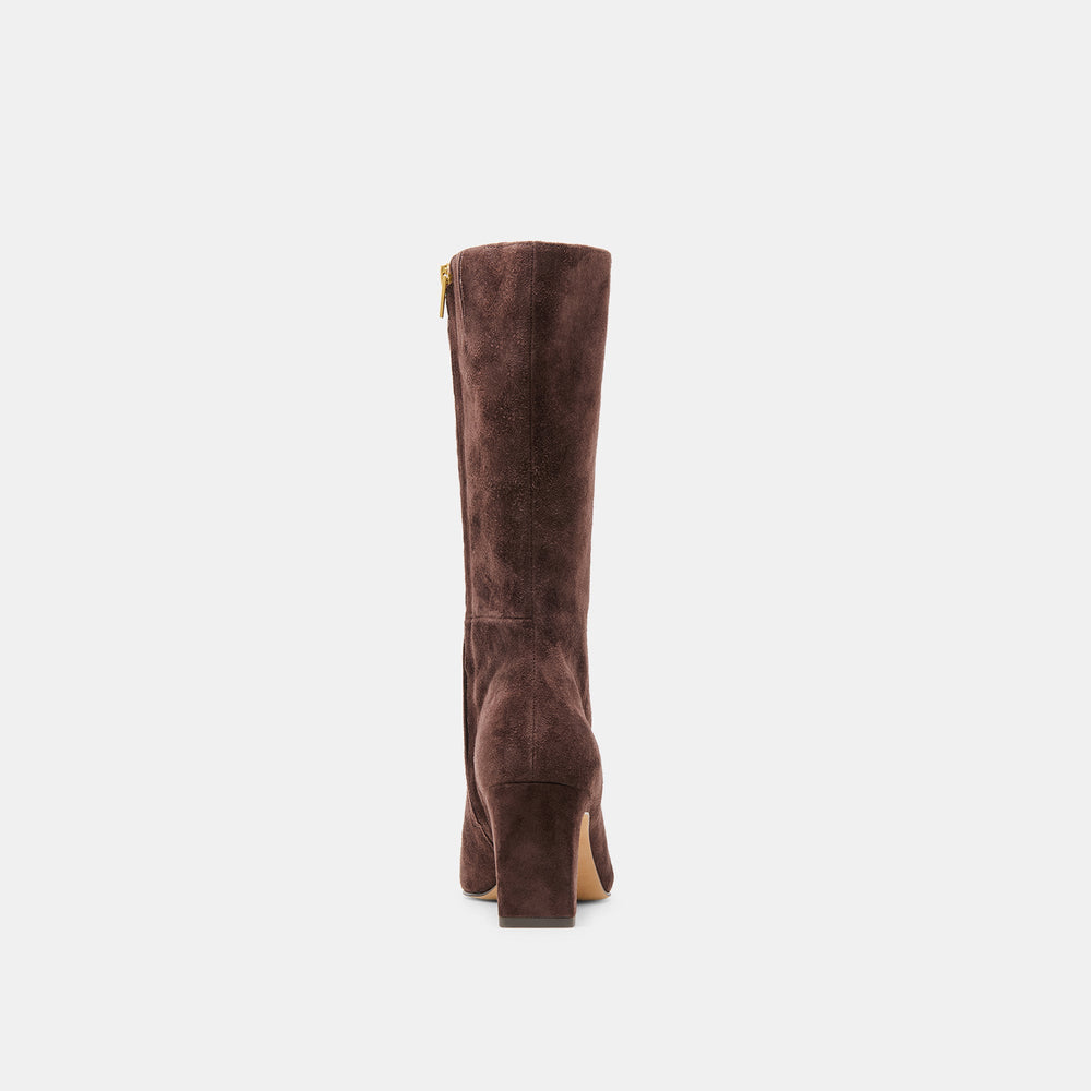Riggs Mahogany Suede Boots / Dolce Vita