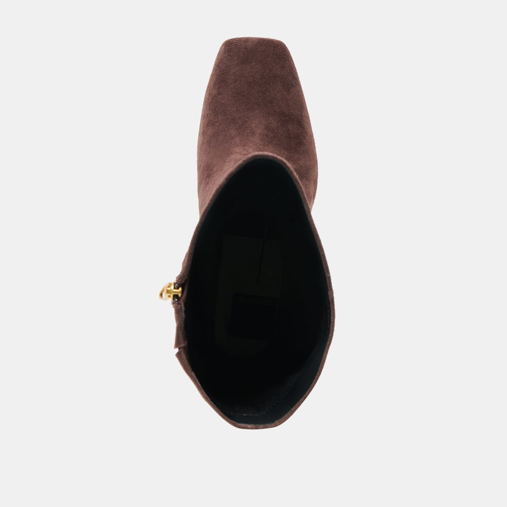 Riggs Mahogany Suede Boots / Dolce Vita