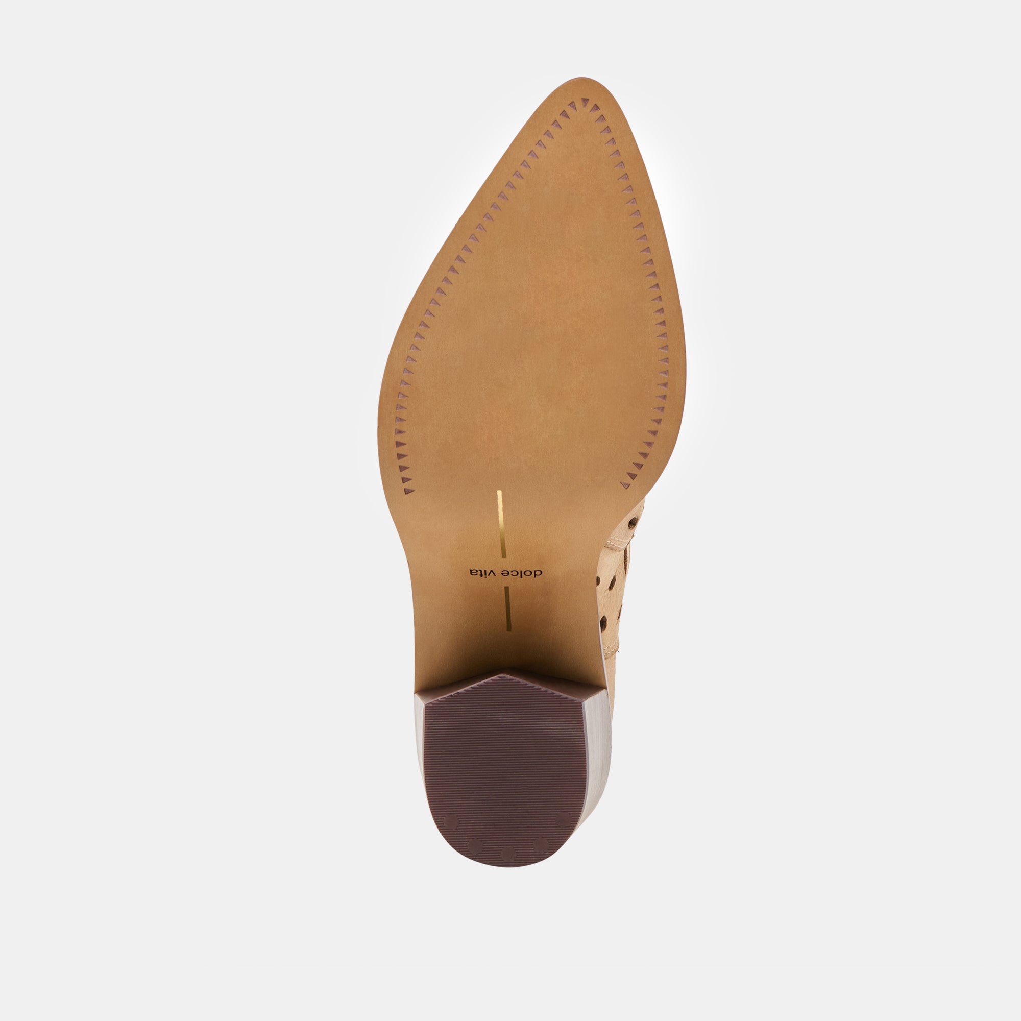 Zenobi Camel Distressed Leather Booties / Dolce Vita