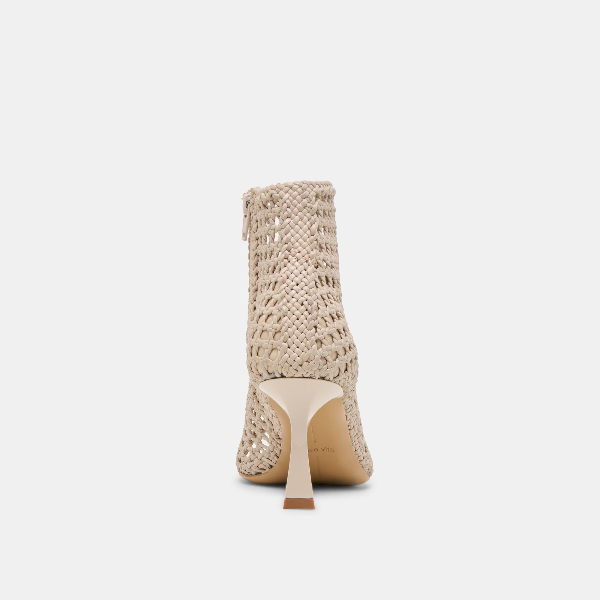 Quin Bone Woven Leather Heels / Dolce Vita