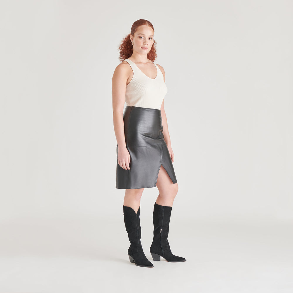 Raj Boots in Onyx Suede | Women's Onyx Suede Knee-High Boots
 – Dolce Vita / Dolce Vita