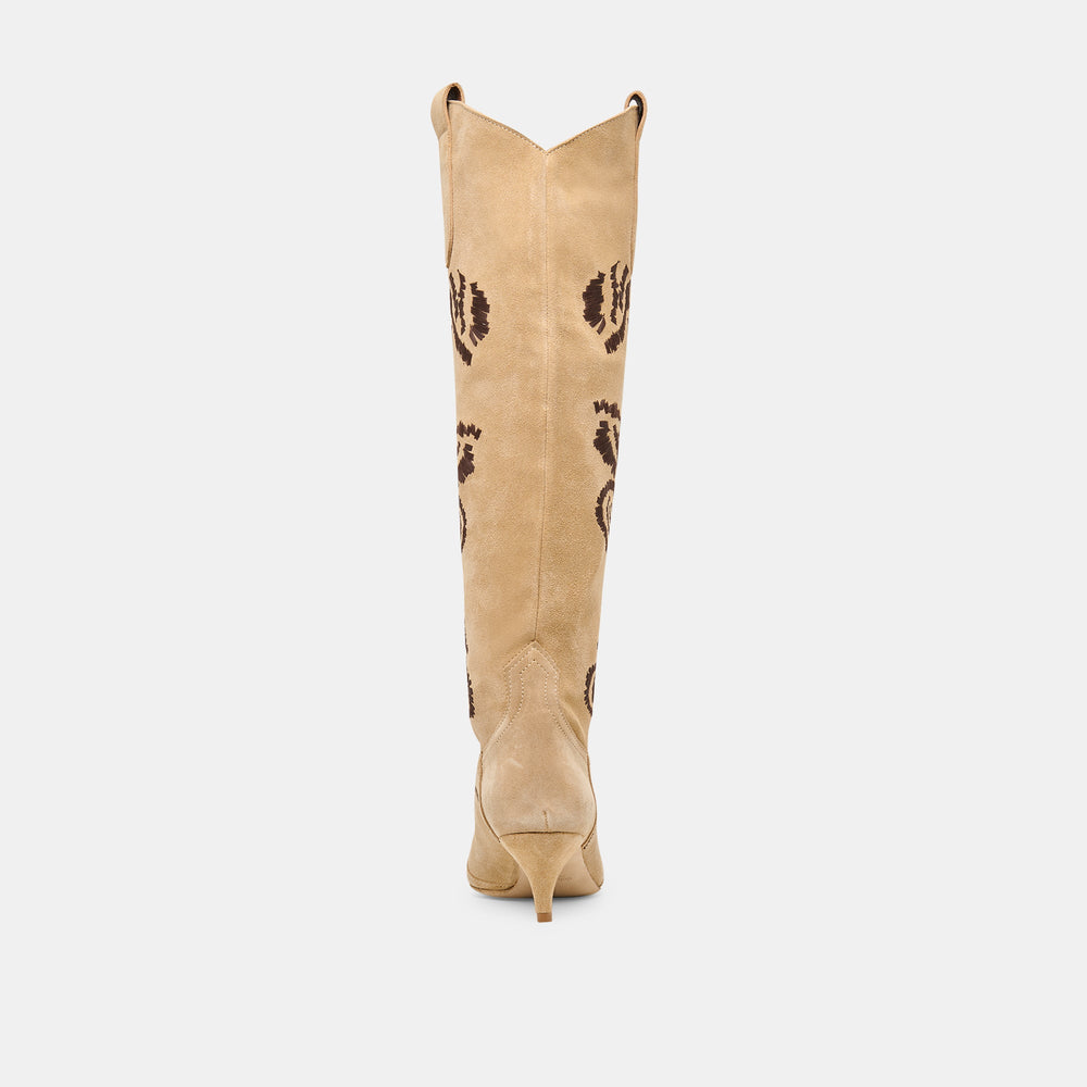 Wilde Sand Suede Boots / Dolce Vita