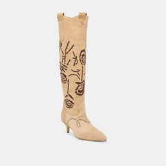 Wilde Sand Suede Boots / Dolce Vita