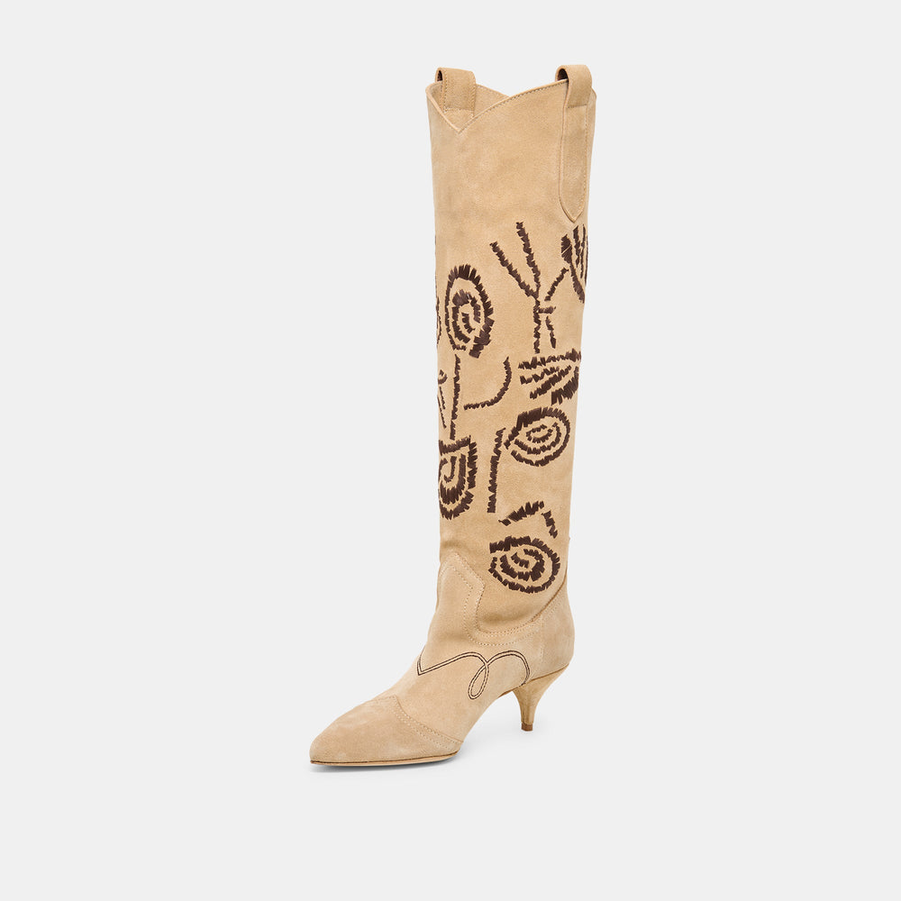 Wilde Sand Suede Boots / Dolce Vita