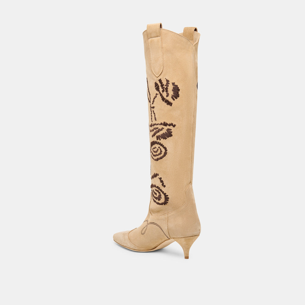 Wilde Sand Suede Boots / Dolce Vita