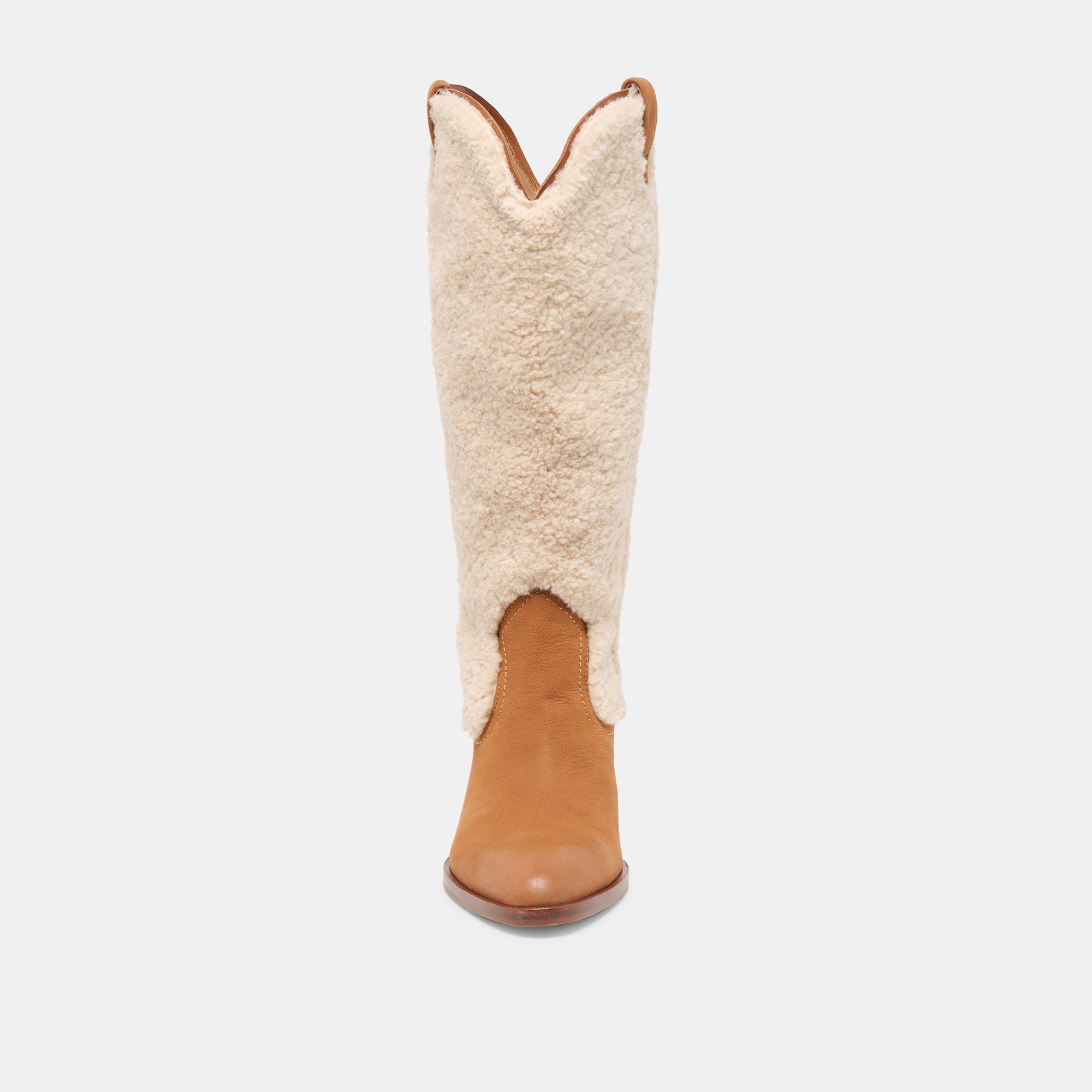Mykel Plush Caramel Nubuck Boots / Dolce Vita