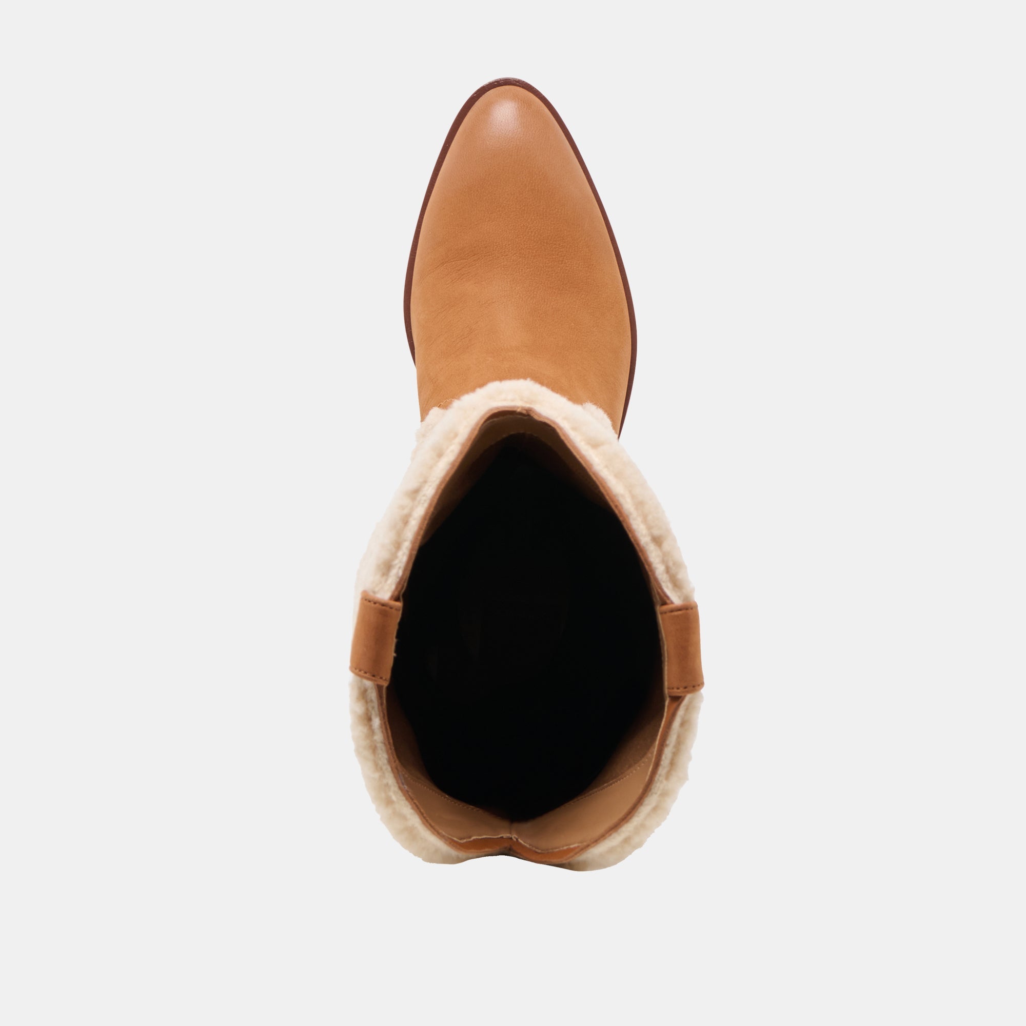 Mykel Plush Caramel Nubuck Boots / Dolce Vita
