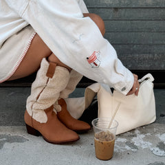 Mykel Plush Caramel Nubuck Boots / Dolce Vita