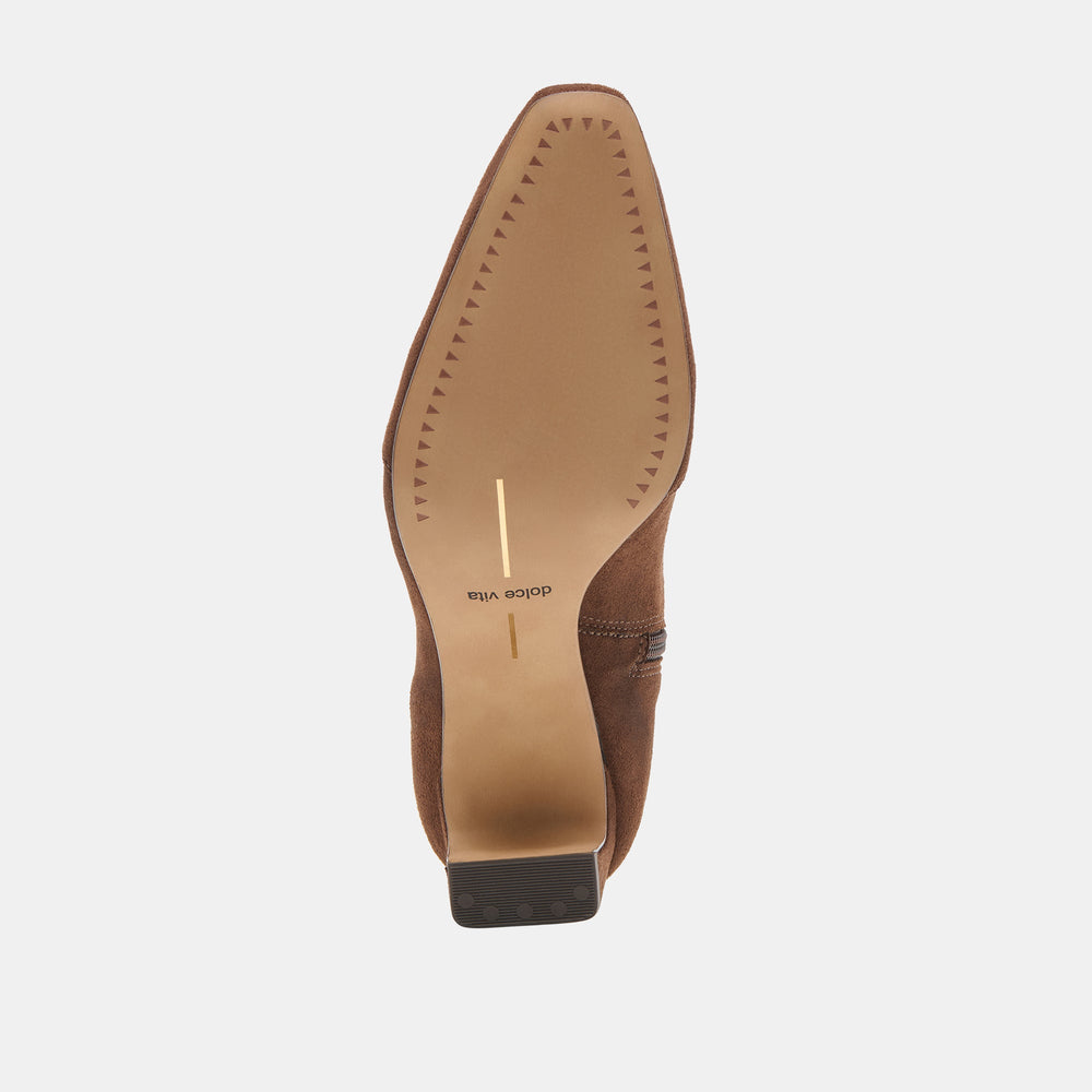 Anika Dk Brown Stella Suede Boots / Dolce Vita