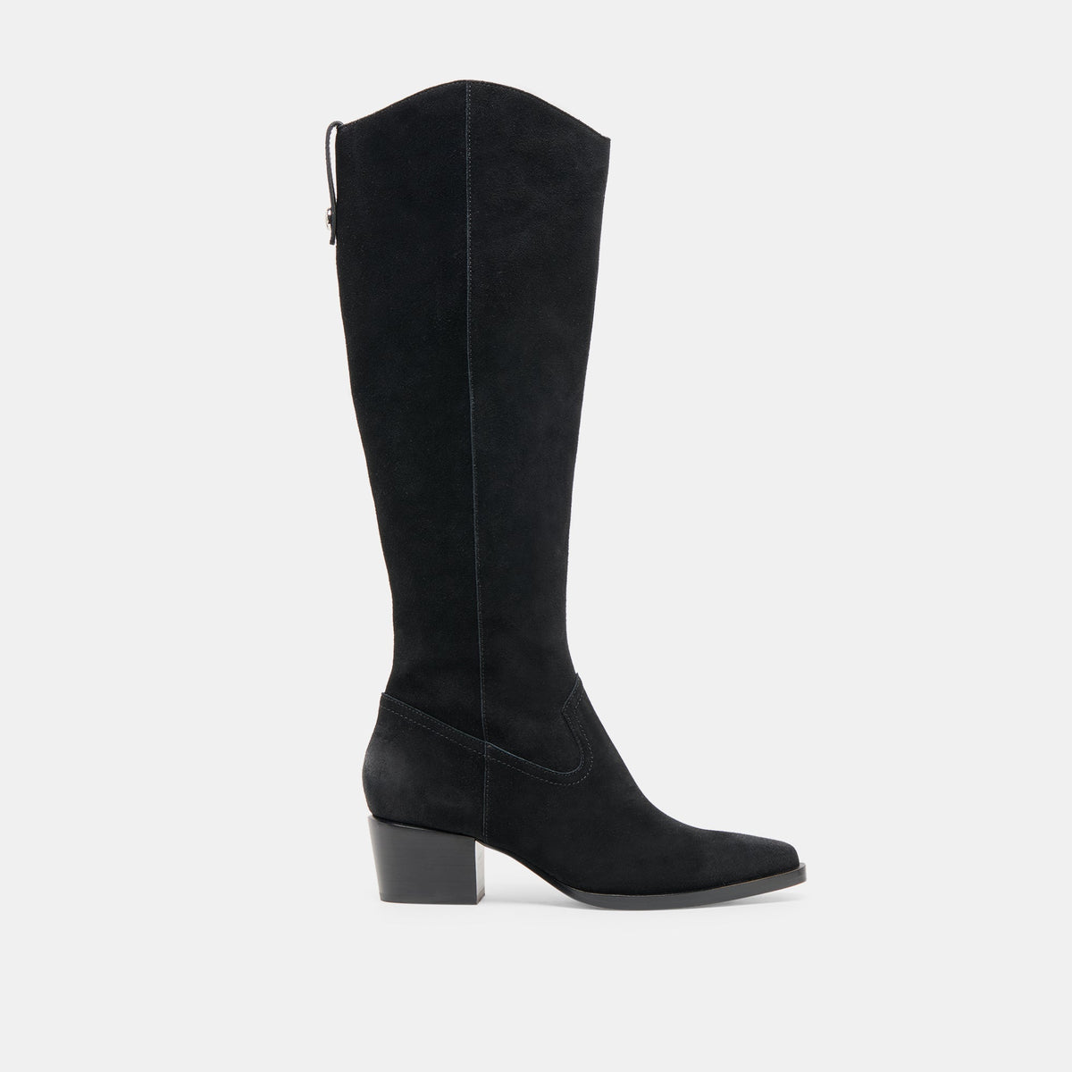 Virona H2O Waterproof Onyx Suede Wide Calf Boots / Dolce Vita