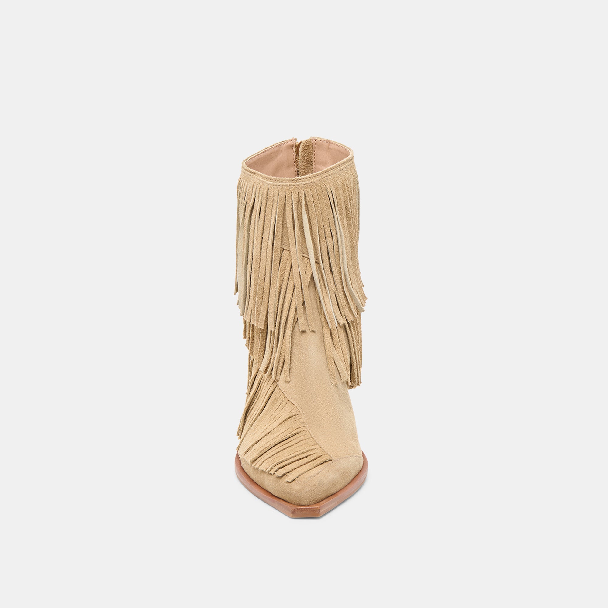 Torey Dk Taupe Suede Booties / Dolce Vita