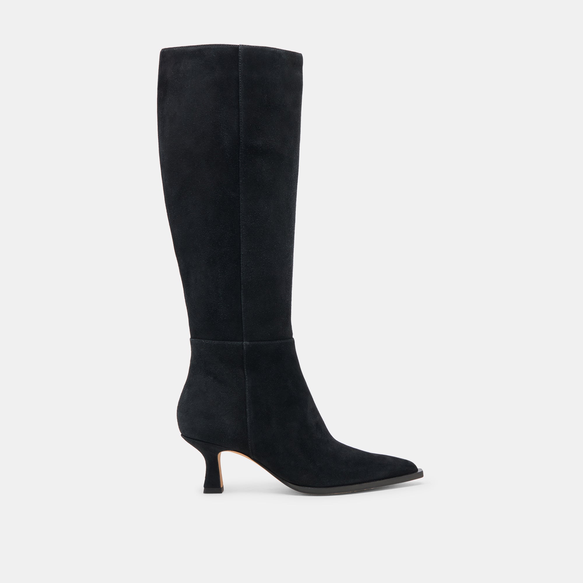 AUGGIE WIDE CALF BOOTS ONYX SUEDE
 – Dolce Vita / Dolce Vita
