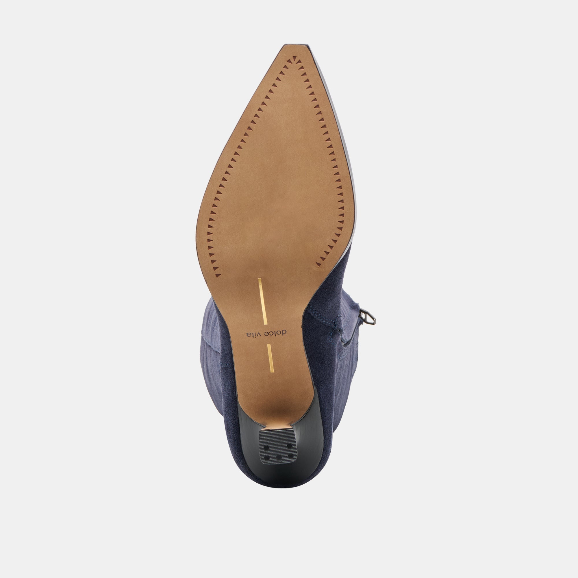 Auggie Navy Suede Wide Calf Boots / Dolce Vita