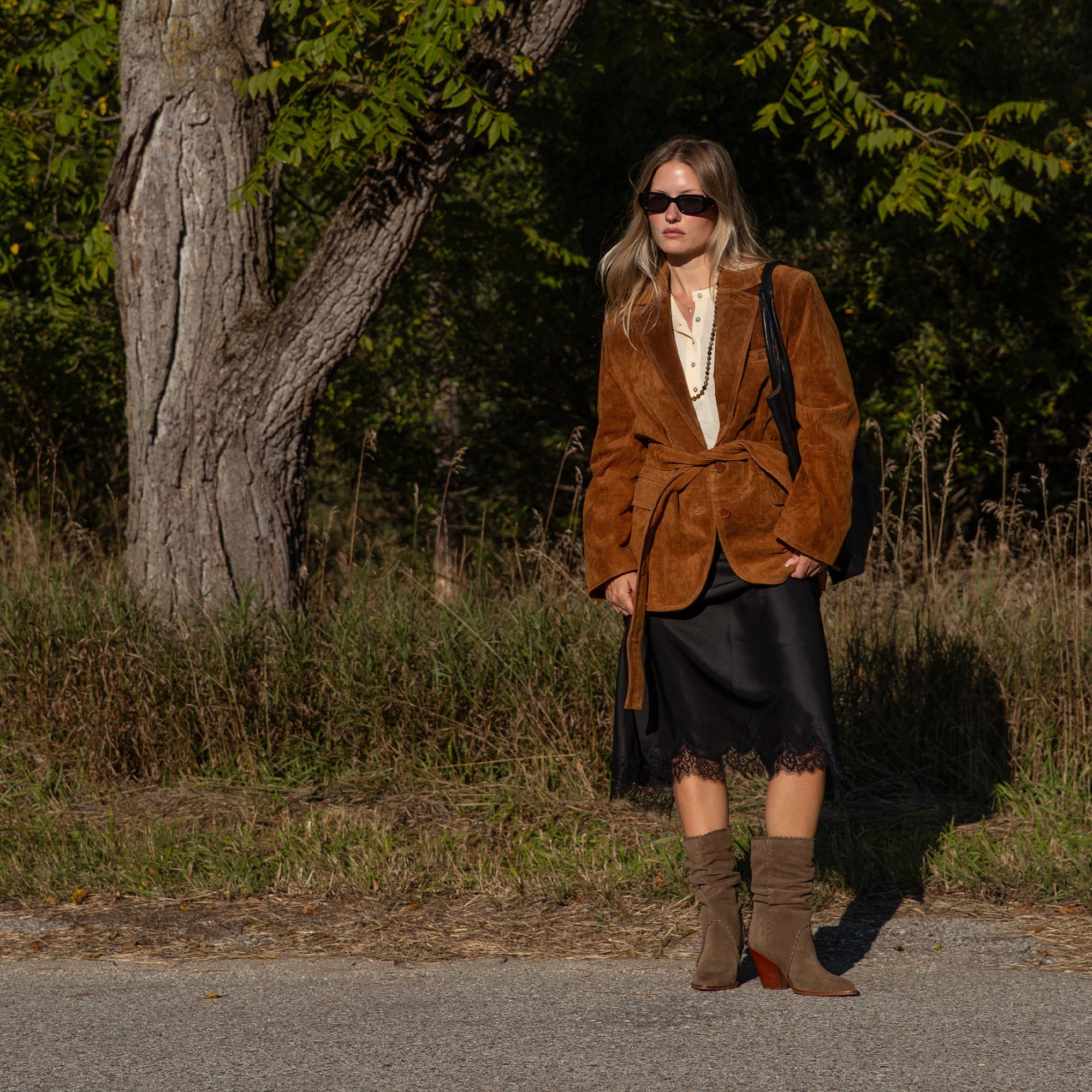 Julith Olive Suede Boots / Dolce Vita