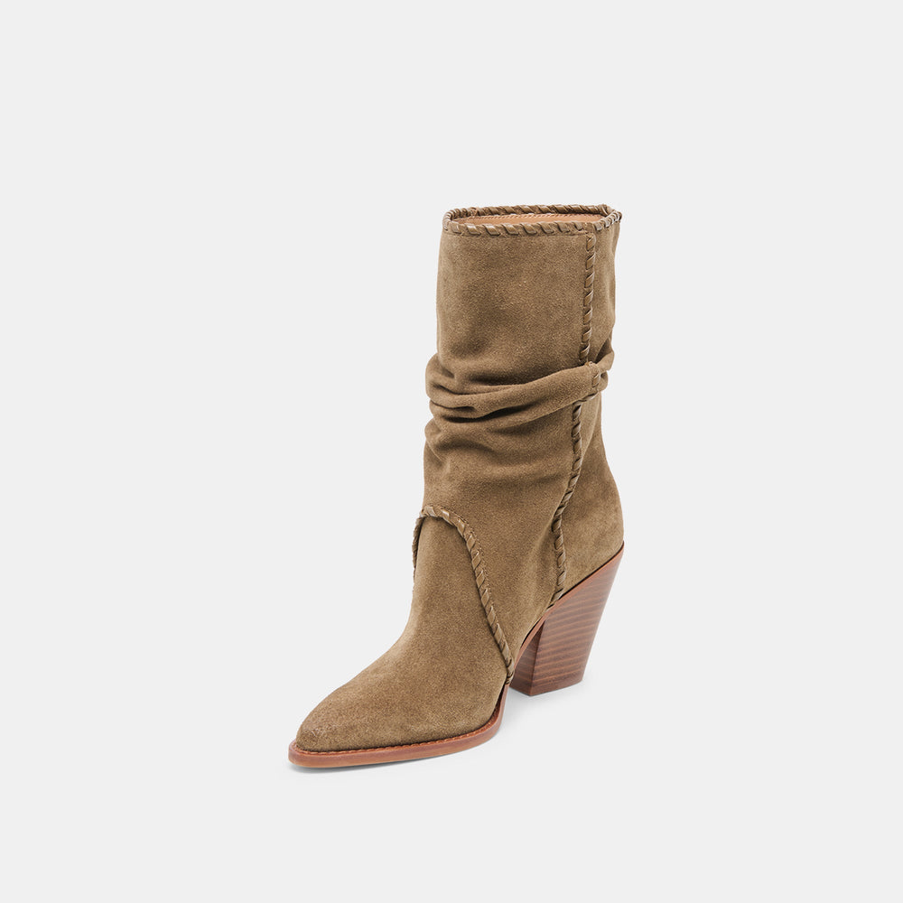 Julith Olive Suede Boots / Dolce Vita