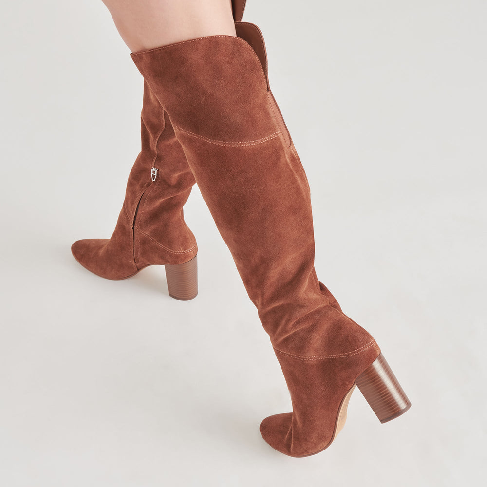SURY BOOTS DARK SADDLE SUEDE
 – Dolce Vita / Dolce Vita