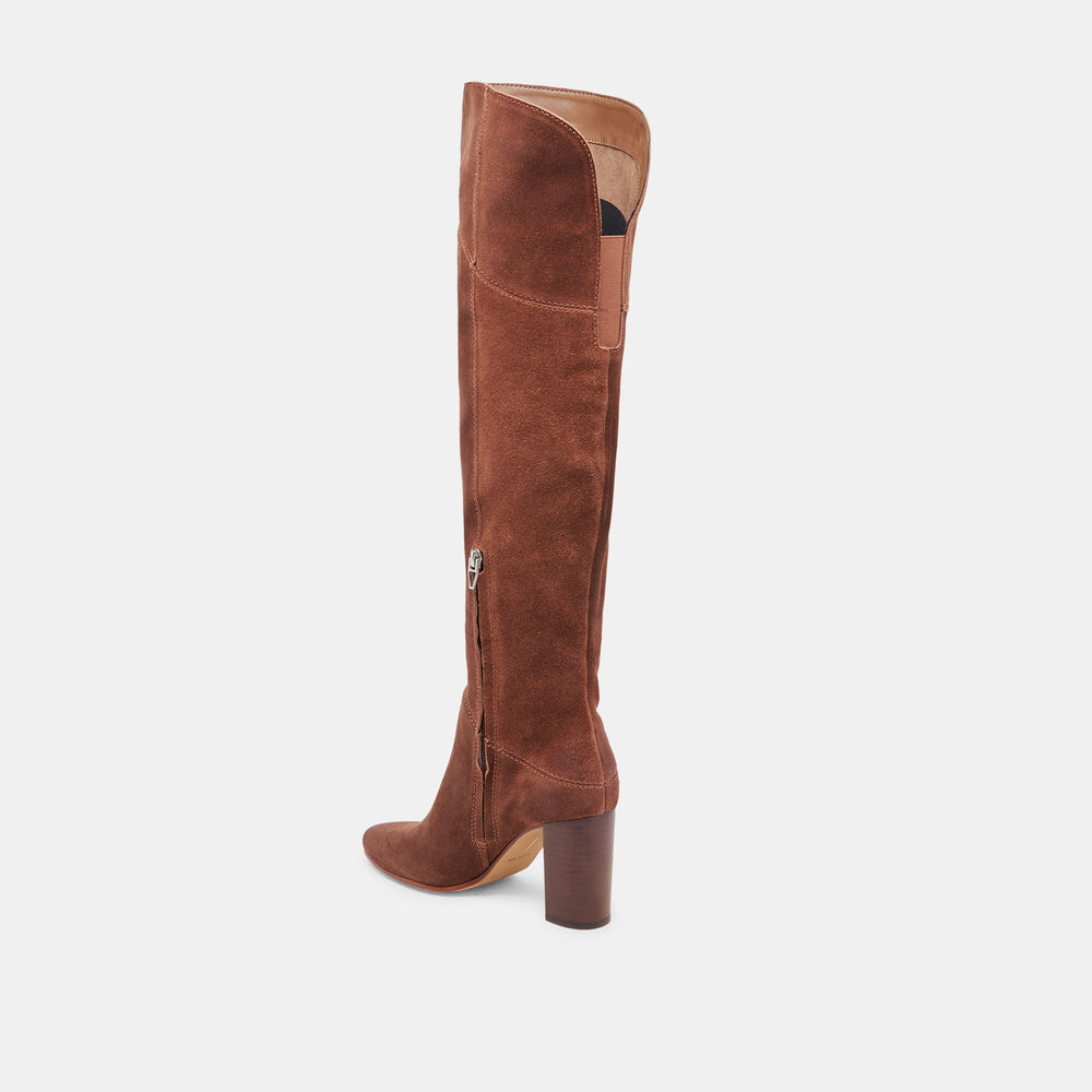 SURY BOOTS DARK SADDLE SUEDE
 – Dolce Vita / Dolce Vita