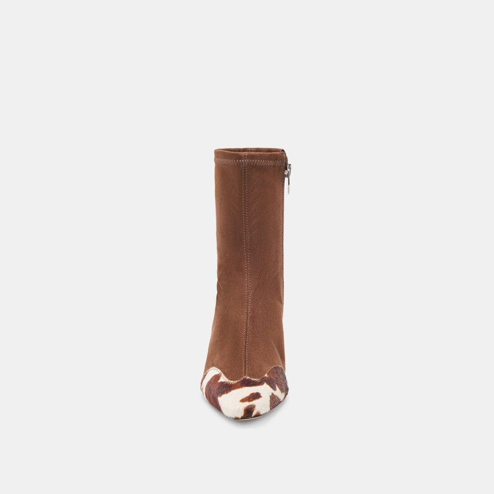 Anika Dk Brown Multi Stella Suede Boots / Dolce Vita