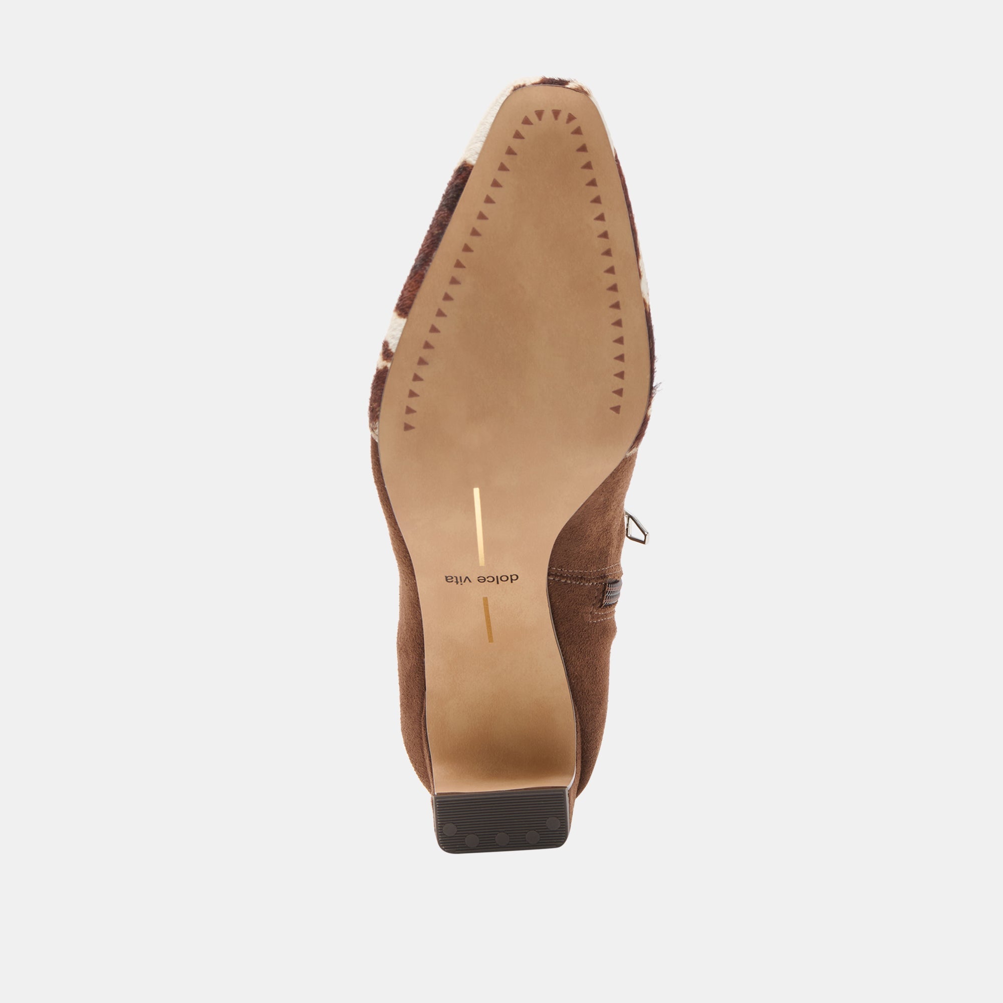 Anika Dk Brown Multi Stella Suede Boots / Dolce Vita