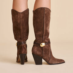 Jody Dk Brown Suede Boots / Dolce Vita