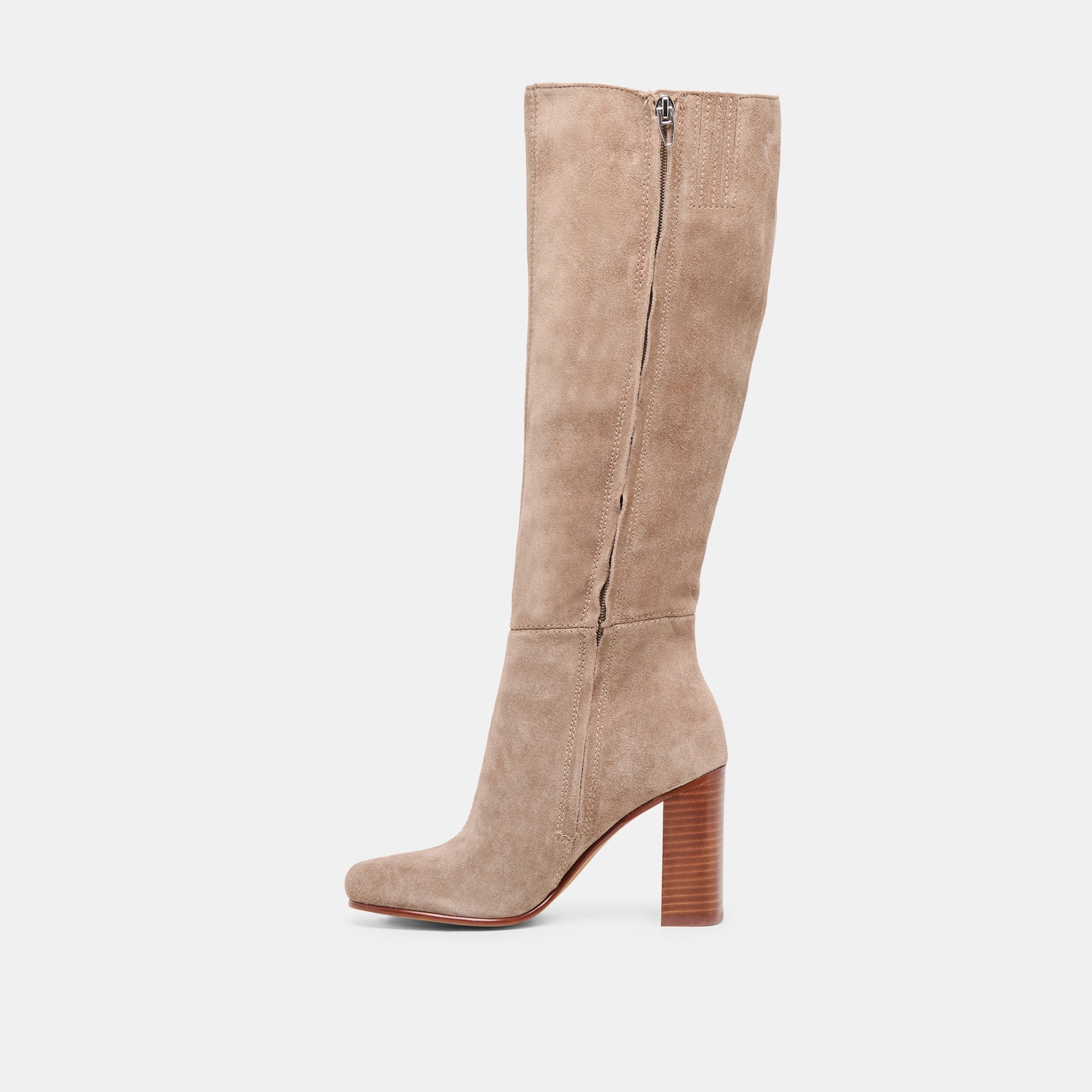 Hudsin Wide Calf Barley Suede Boots / Dolce Vita