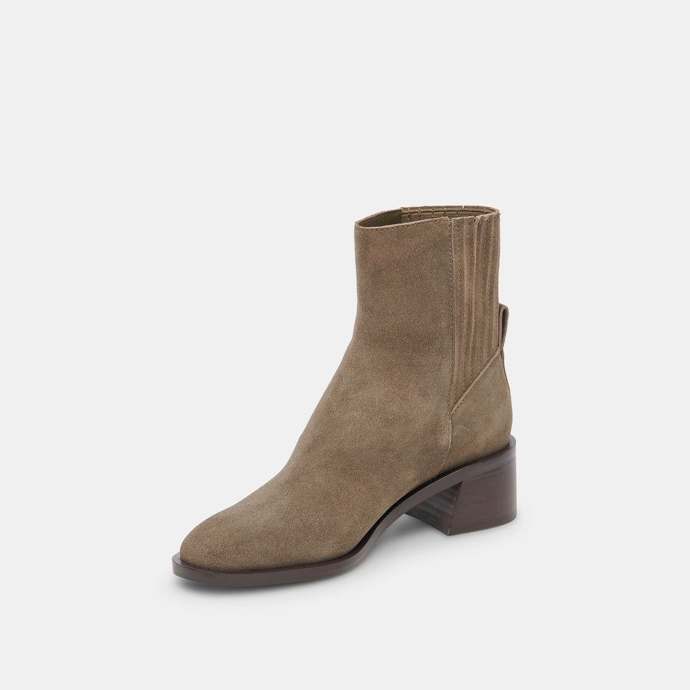 Linny H2O Wide Boots Olive Suede | Women's Olive Waterproof Boots
 – Dolce Vita / Dolce Vita
