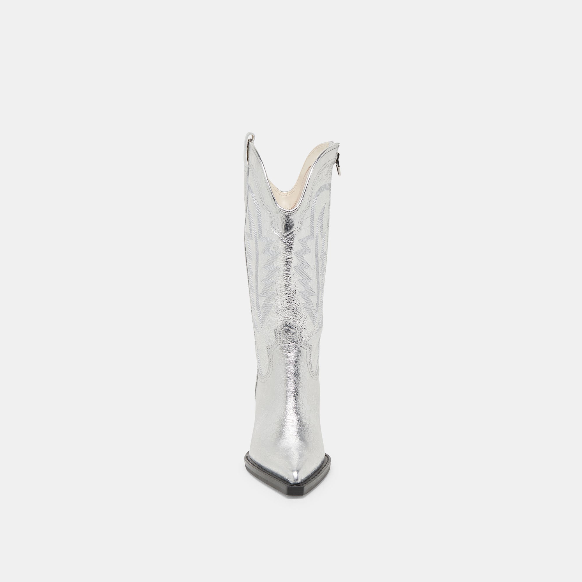 Ryland Extra Wide Calf Silver Boots | Distressed Leather Boots
 – Dolce Vita / Dolce Vita
