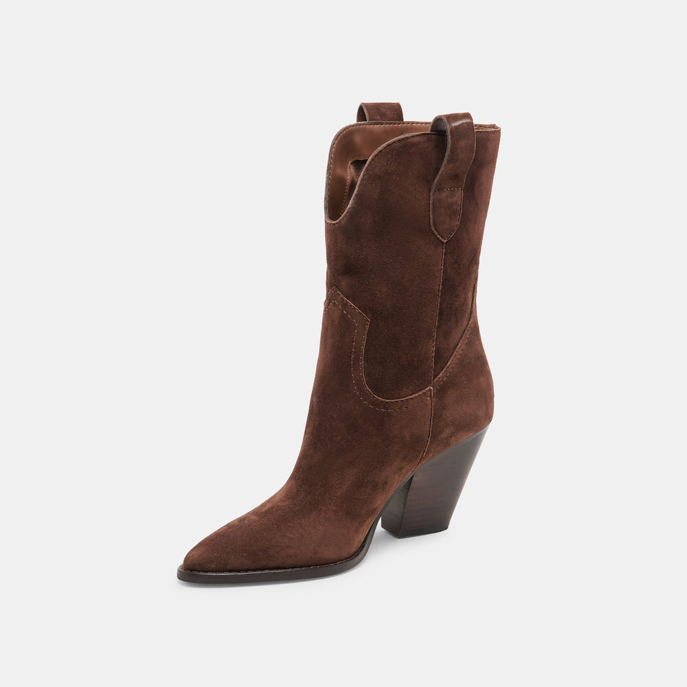 JESSEY BOOTS DK BROWN SUEDE
 – Dolce Vita / Dolce Vita