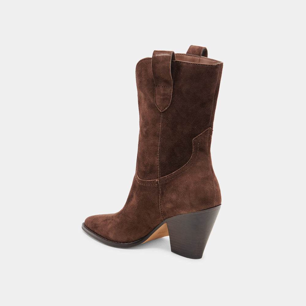 JESSEY BOOTS DK BROWN SUEDE
 – Dolce Vita / Dolce Vita