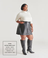 Gyra Extra Wide Calf Black Boots | Leather Wide Calf Boots
 – Dolce Vita / Dolce Vita