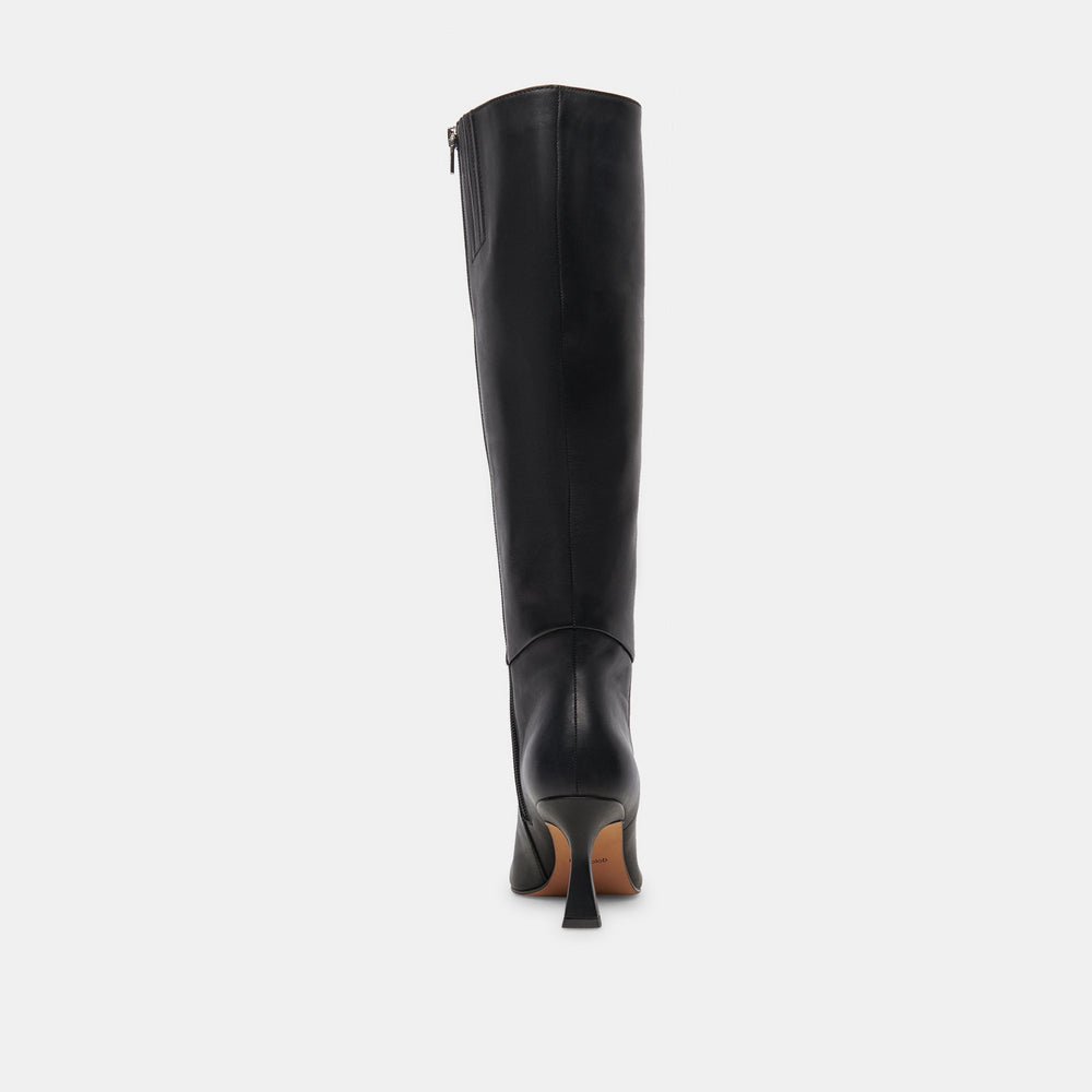 Gyra Black Leather Boots / Dolce Vita