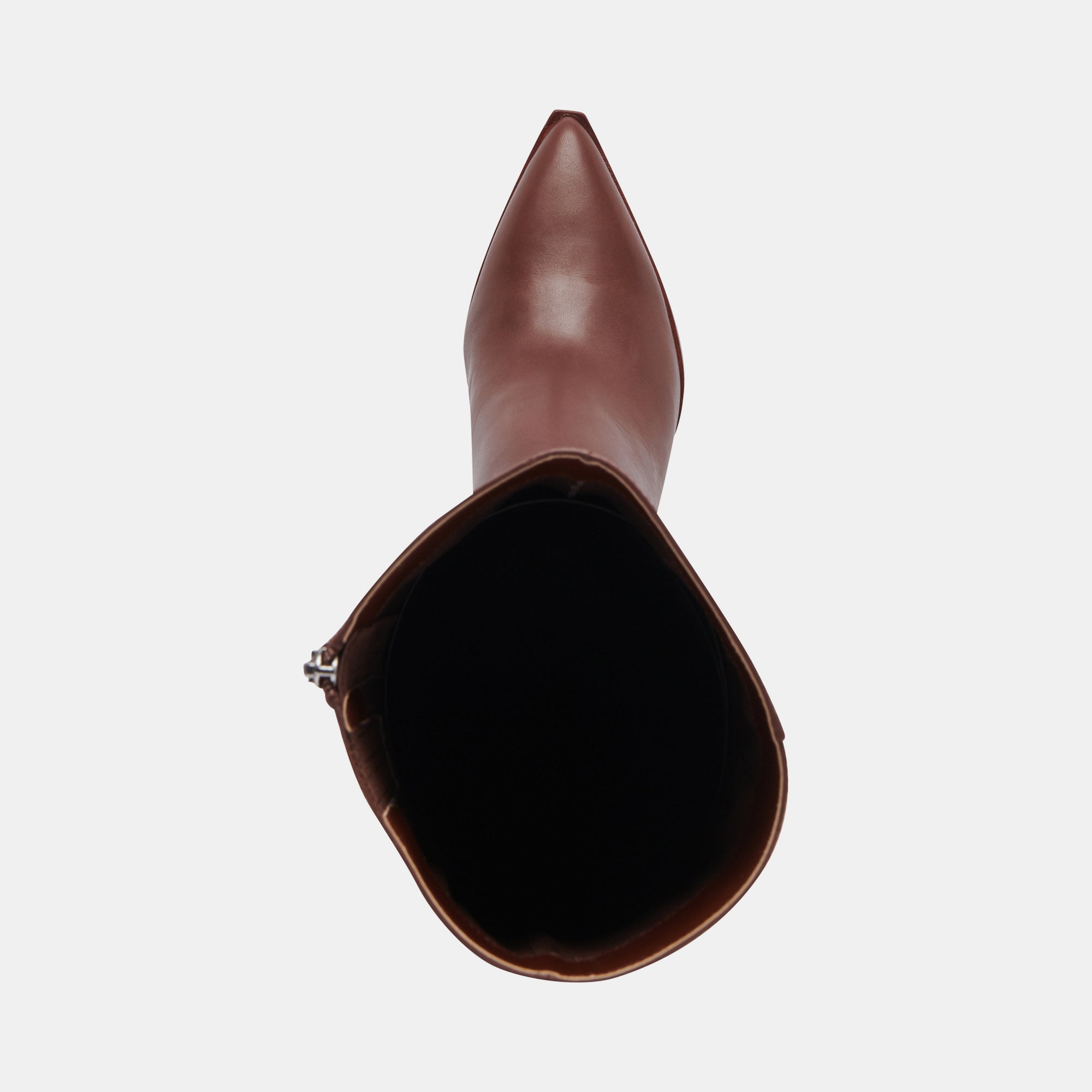 Auggie Chocolate Leather Narrow Calf Boots / Dolce Vita