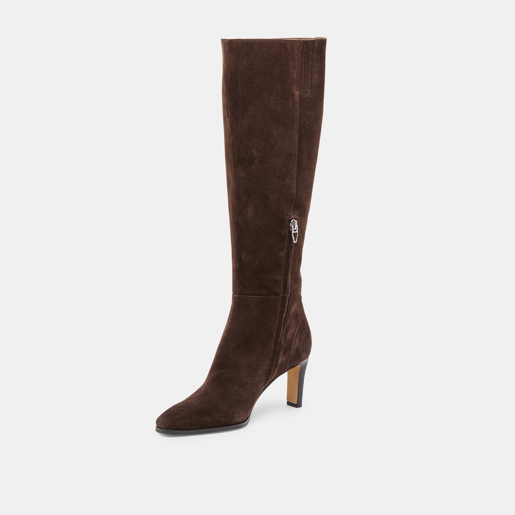 Emmi Narrow Calf Dk Brown Suede Boots / Dolce Vita