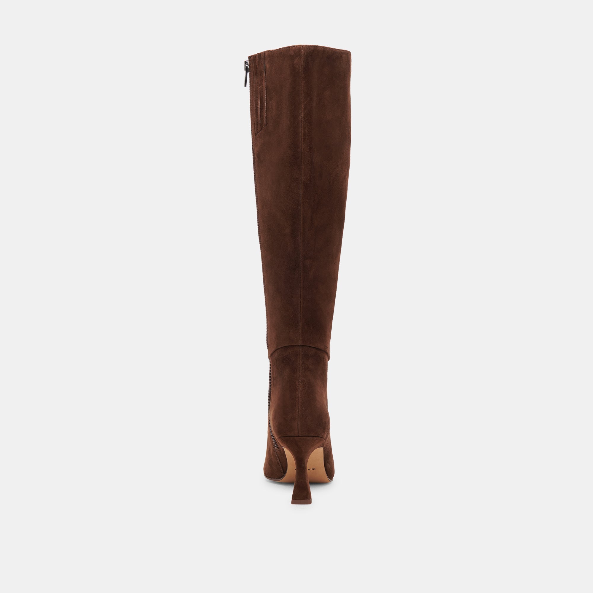 GYRA WIDE CALF BOOTS DK BROWN SUEDE
 – Dolce Vita / Dolce Vita