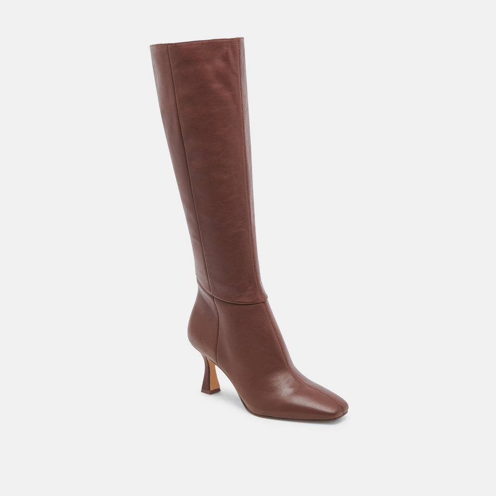 GYRA WIDE CALF BOOTS CHOCOLATE LEATHER
 – Dolce Vita / Dolce Vita