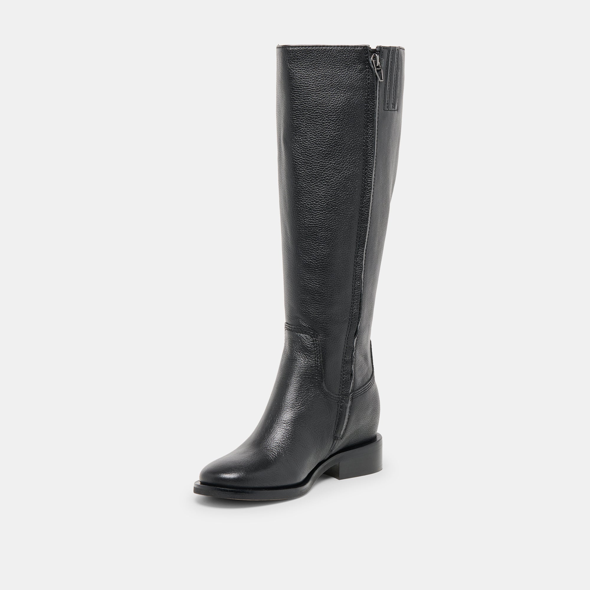 Kilian H2O Waterproof Black Leather Wide Calf Boots / Dolce Vita