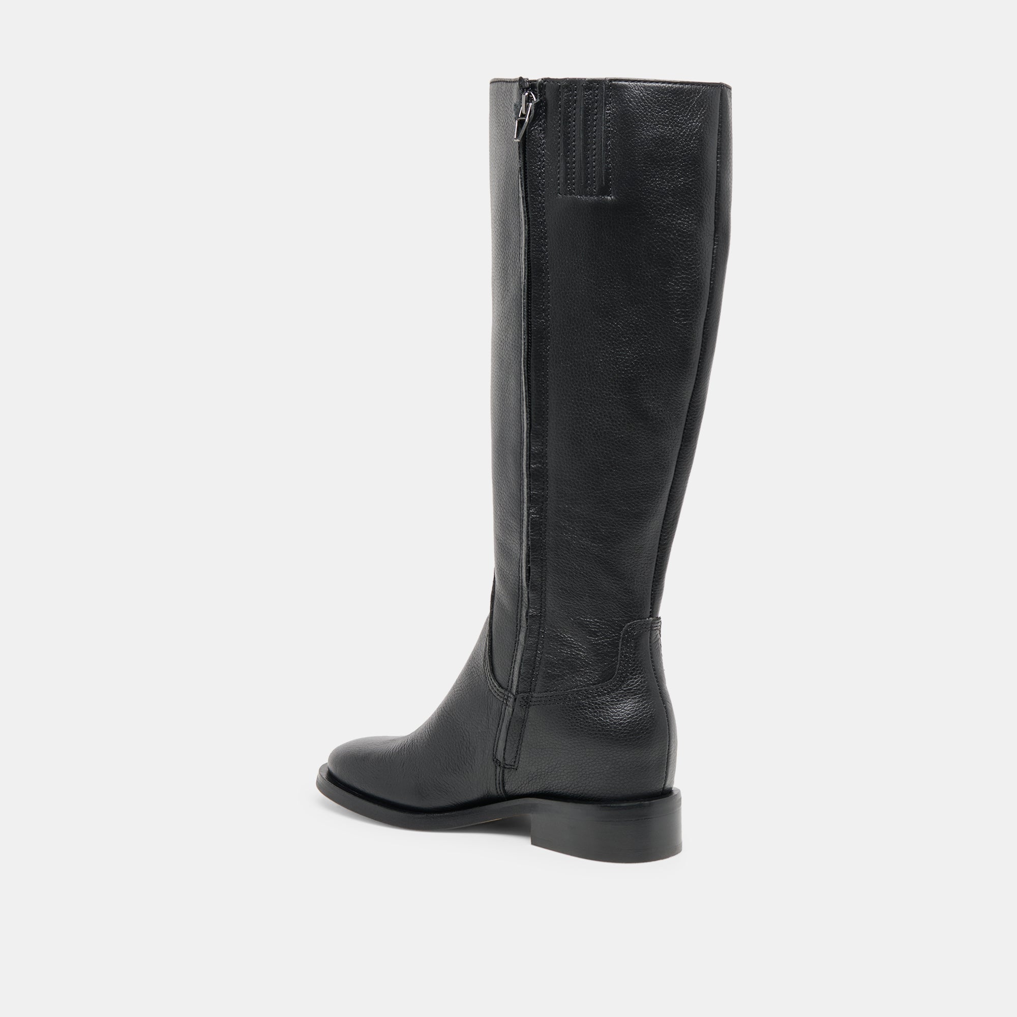 Kilian H2O Waterproof Black Leather Wide Calf Boots / Dolce Vita
