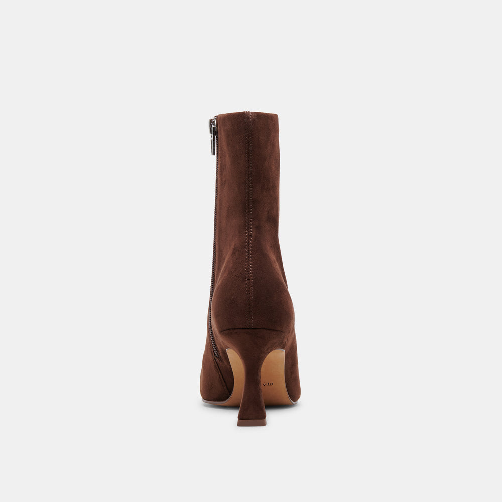 GLAMOR WIDE CALF BOOTS DK BROWN STELLA SUEDE
 – Dolce Vita / Dolce Vita