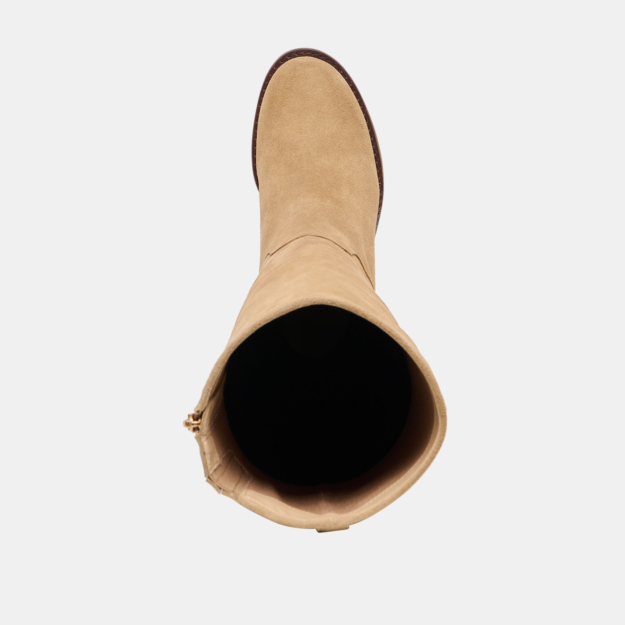 Lucyle Wide Calf Dk Taupe Suede Boots / Dolce Vita