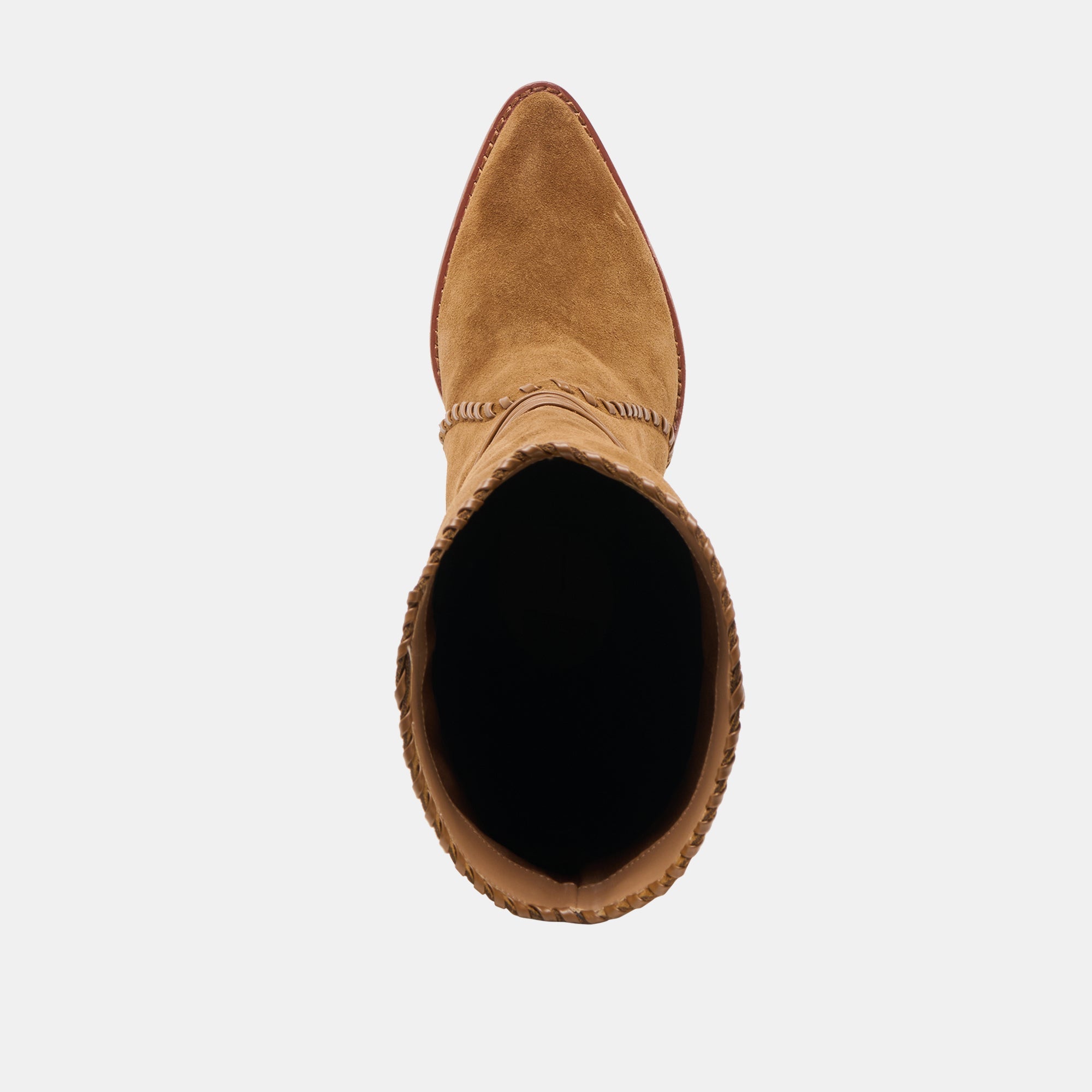Jody Lt Brown Suede Wide Calf Boots / Dolce Vita