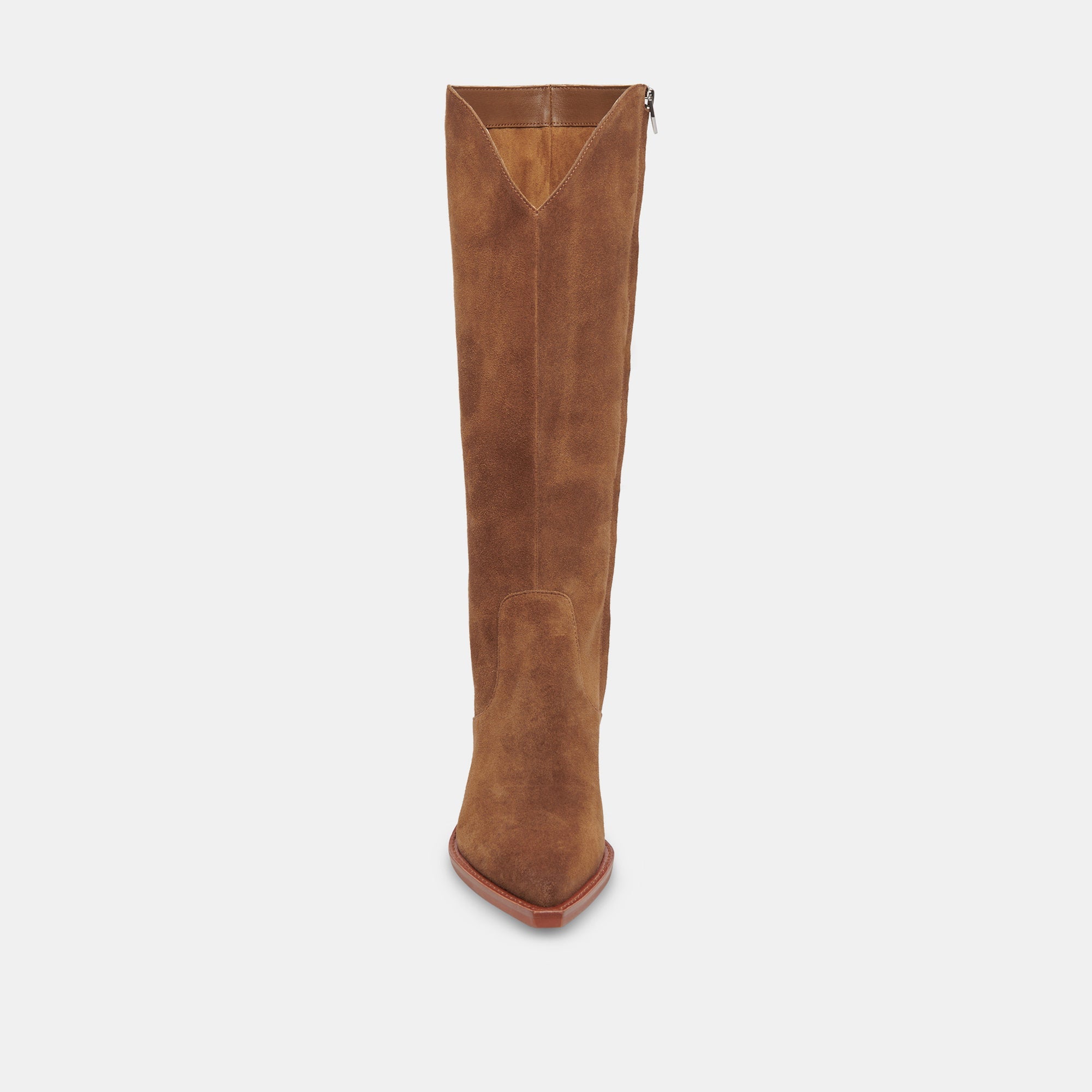 RAJ Wide Calf Boots Brown Suede | Women's Brown Suede Knee-High Boots
 – Dolce Vita / Dolce Vita