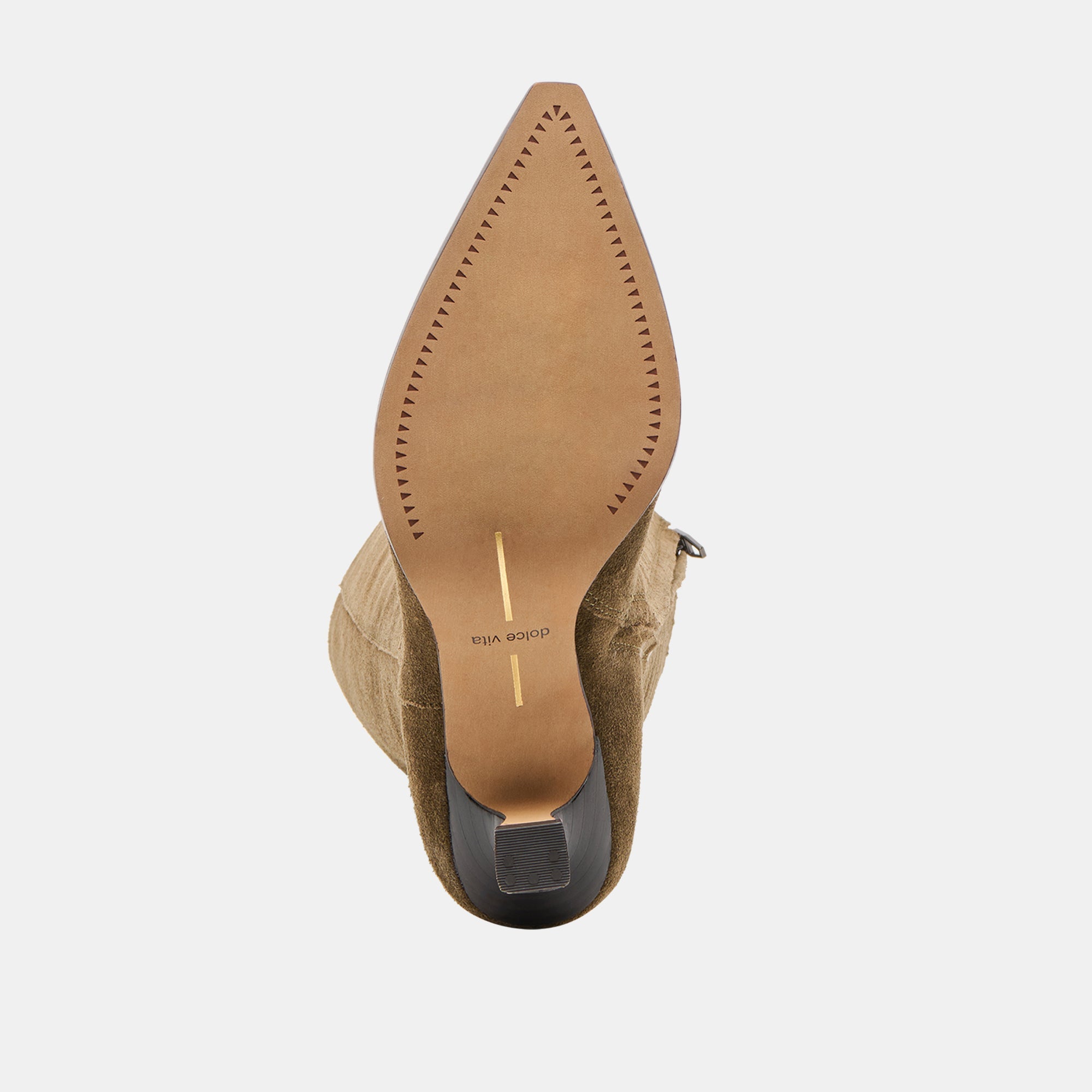 Auggie Olive Suede Wide Calf Boots / Dolce Vita