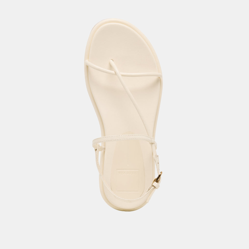 Dom Off White Leather Sandals / Dolce Vita