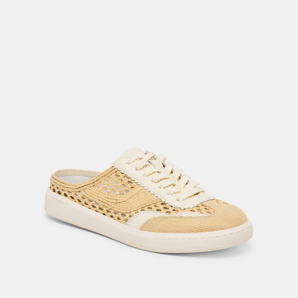 NOTICE SLIDE WOVEN SNEAKERS LT NATURAL WOVEN RAFFIA
 – Dolce Vita / Dolce Vita