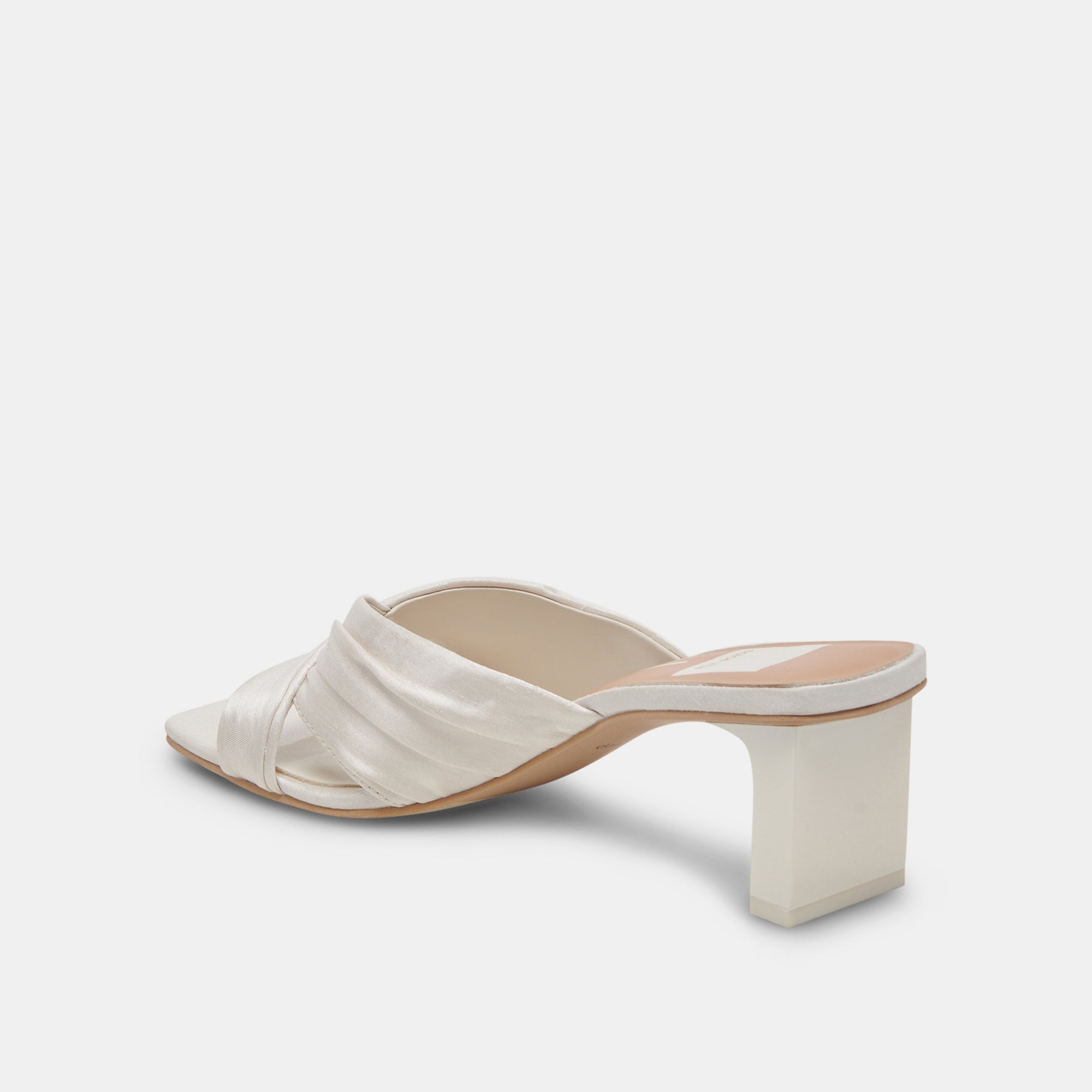 CARLAN HEELS OFF WHITE SILK
 – Dolce Vita / Dolce Vita