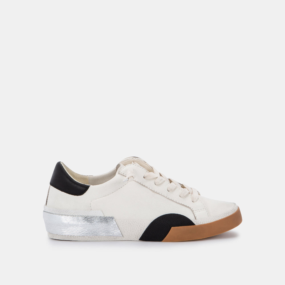 ZINA SNEAKERS WHITE BLACK LEATHER
 – Dolce Vita / Dolce Vita