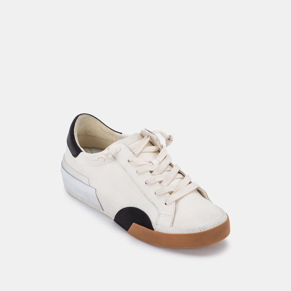 ZINA SNEAKERS WHITE BLACK LEATHER
 – Dolce Vita / Dolce Vita