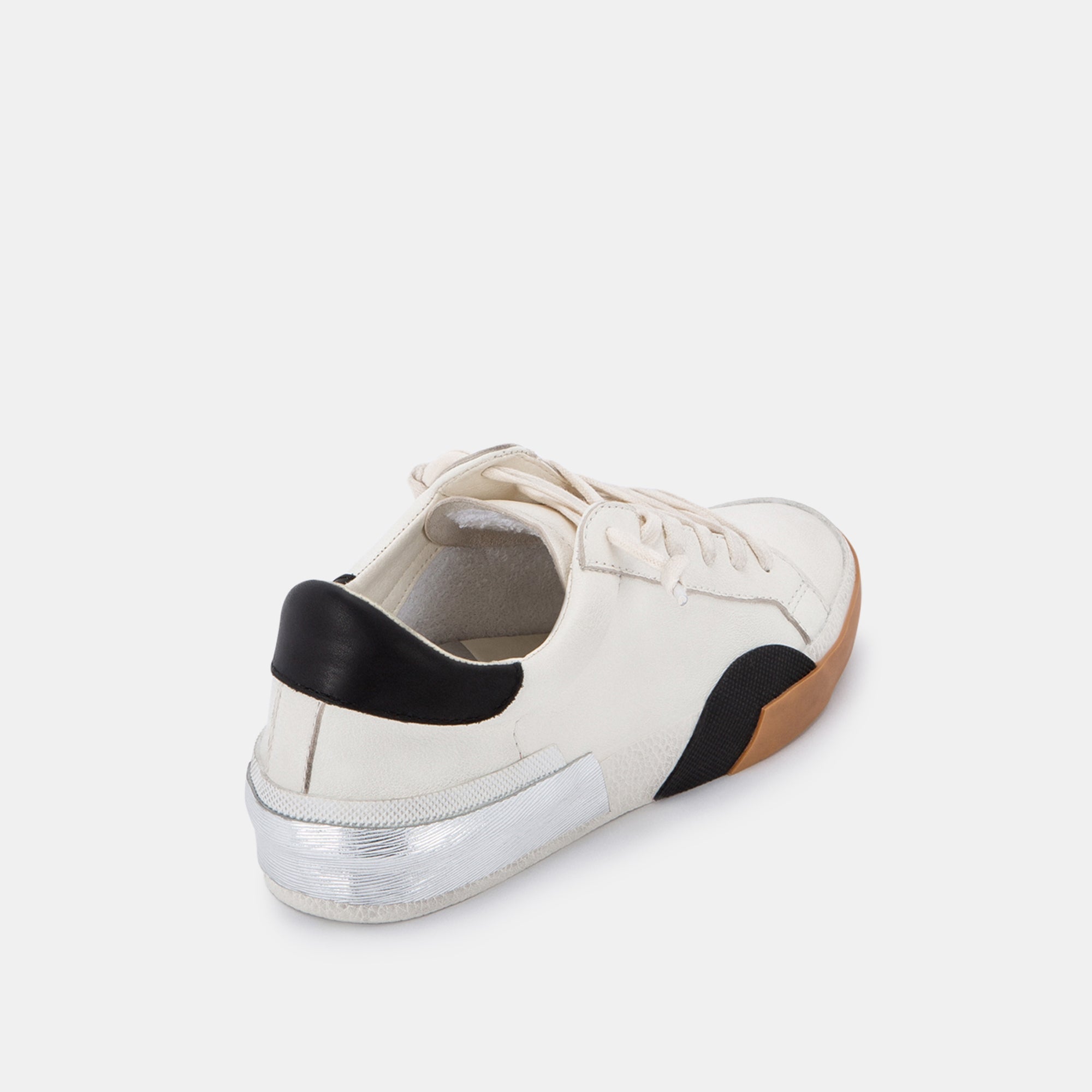 ZINA SNEAKERS WHITE BLACK LEATHER
 – Dolce Vita / Dolce Vita