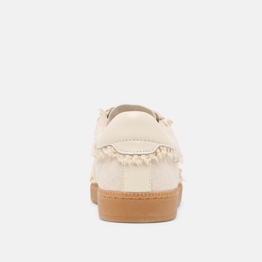Notice Lace Ivory Suede Sneakers / Dolce Vita