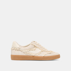Notice Lace Ivory Suede Sneakers / Dolce Vita
